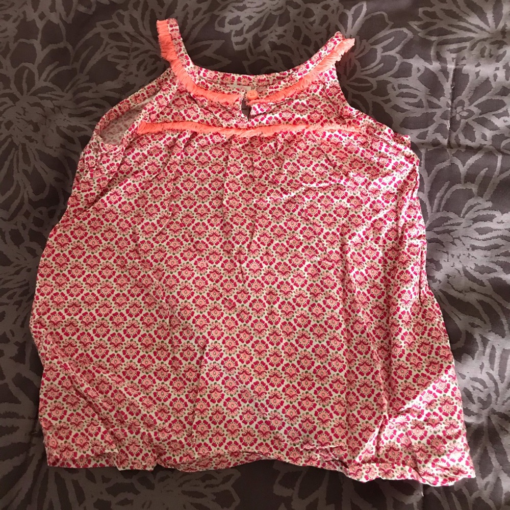 4T Pink/Orange Top